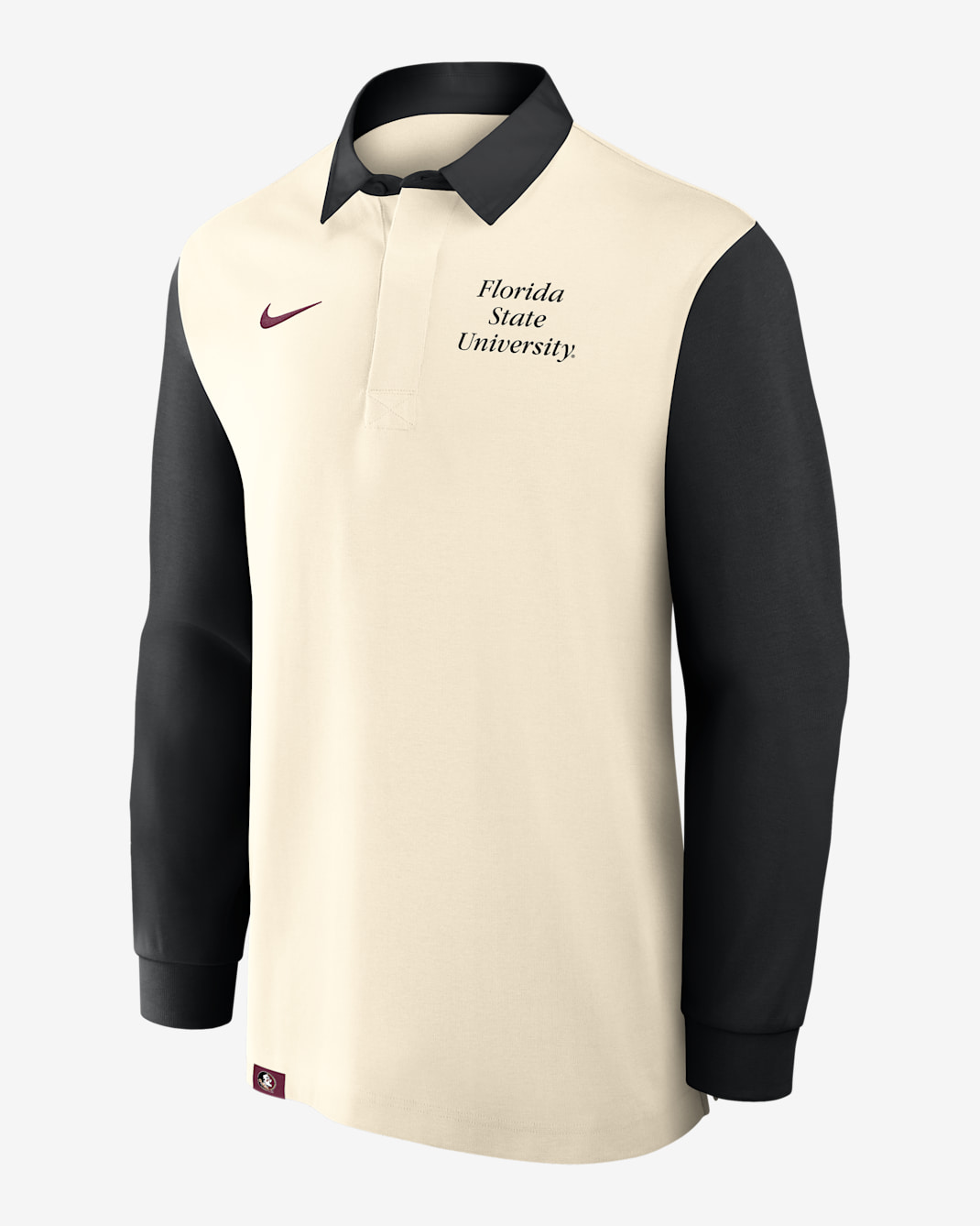Florida State Rugby Men's Nike College Long-Sleeve Top - Tan/Beige