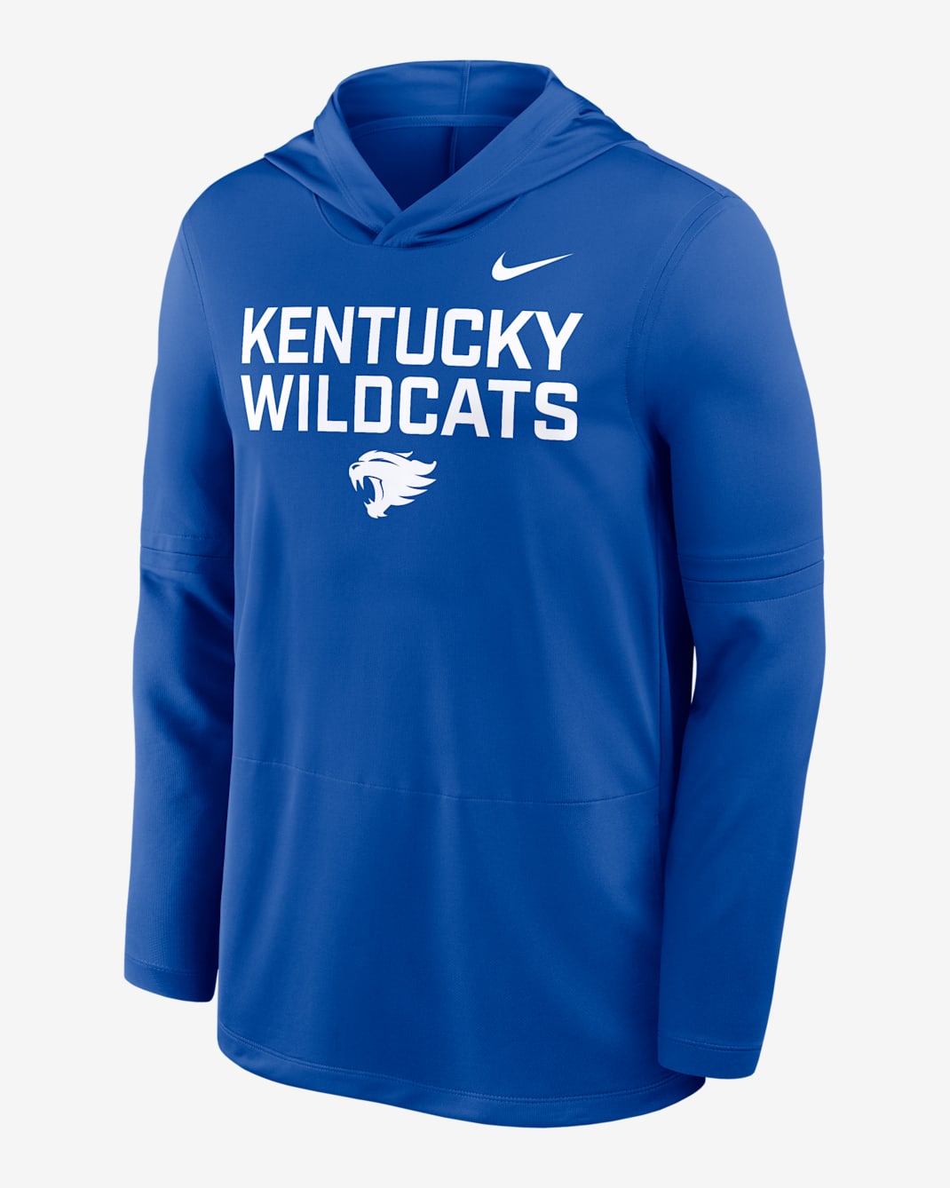 Kentucky Sideline Men's Nike Dri-FIT College Long-Sleeve Hooded Top - Royal