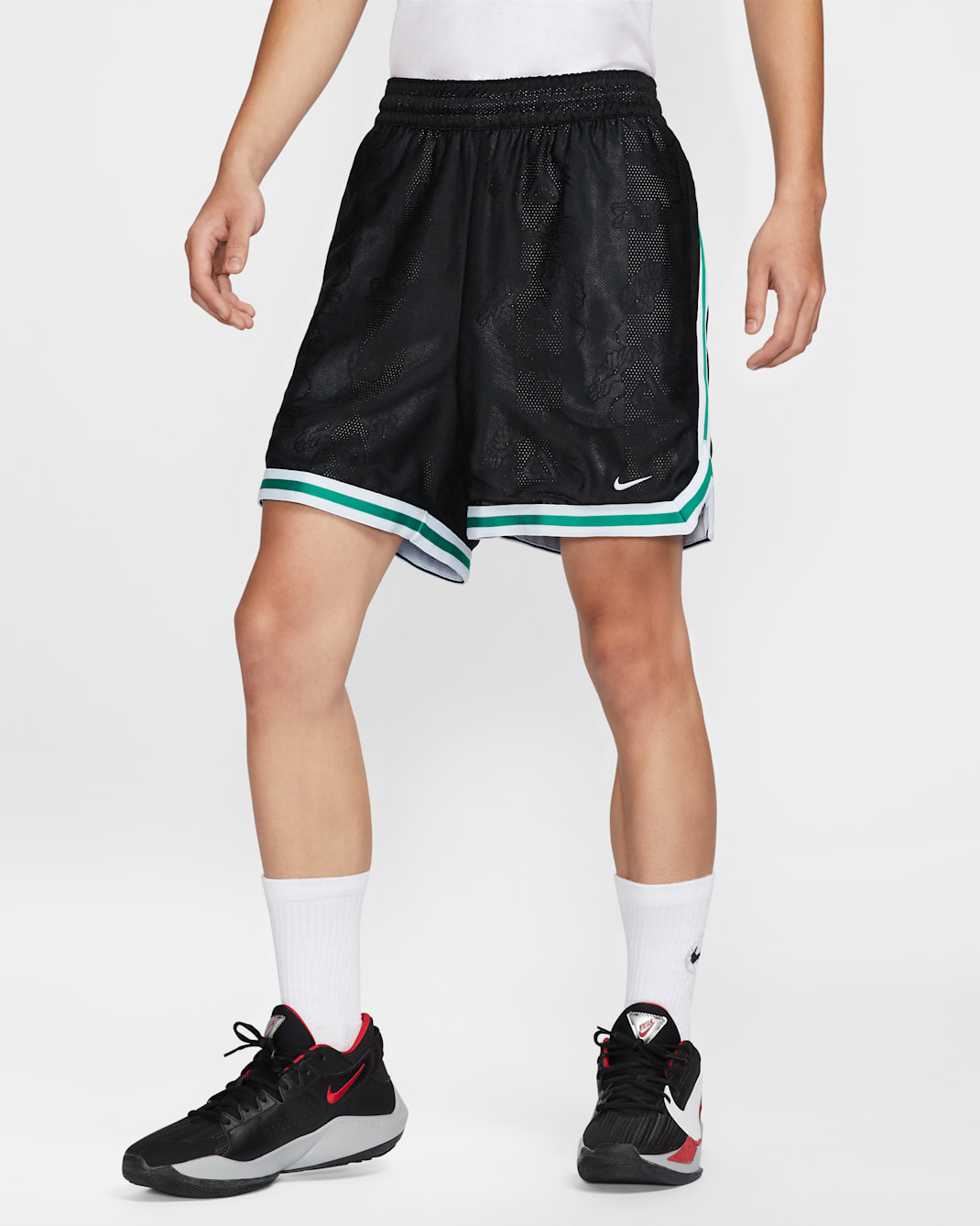 Giannis Men's 15cm (approx.) Dri-FIT DNA Basketball Shorts - Black/Blue Tint/White