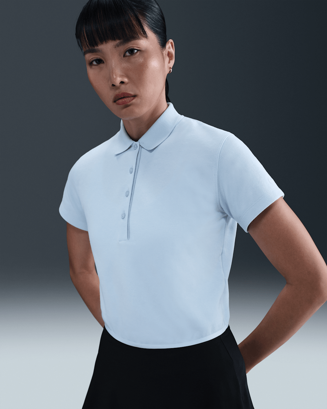 Nike Women's Short-Sleeve Golf Polo - Celestine Blue/Sail