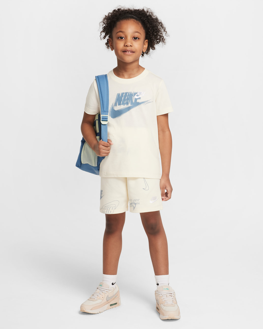 Nike Little Kids' Energy 2-Piece Shorts Set - Coconut Milk