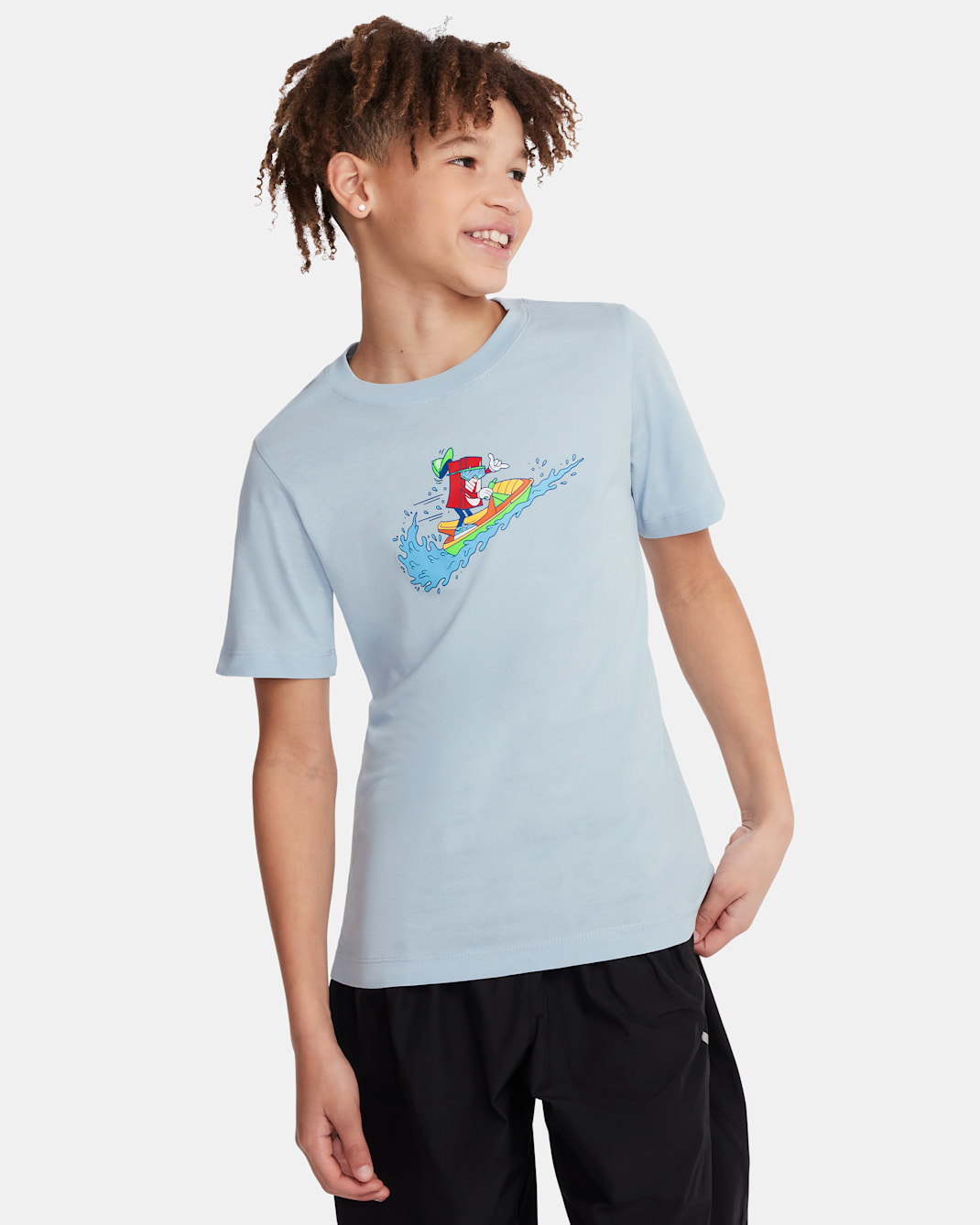 Nike Sportswear Older Kids' T-Shirt - Light Armoury Blue