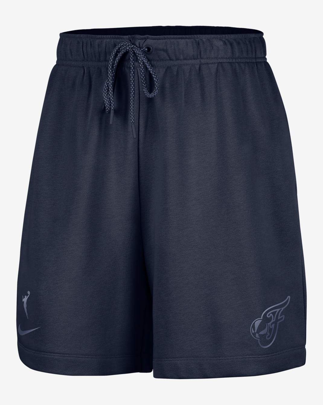 Indiana Fever Women's Nike WNBA 6" Fleece Shorts - College Navy/Diffused Blue