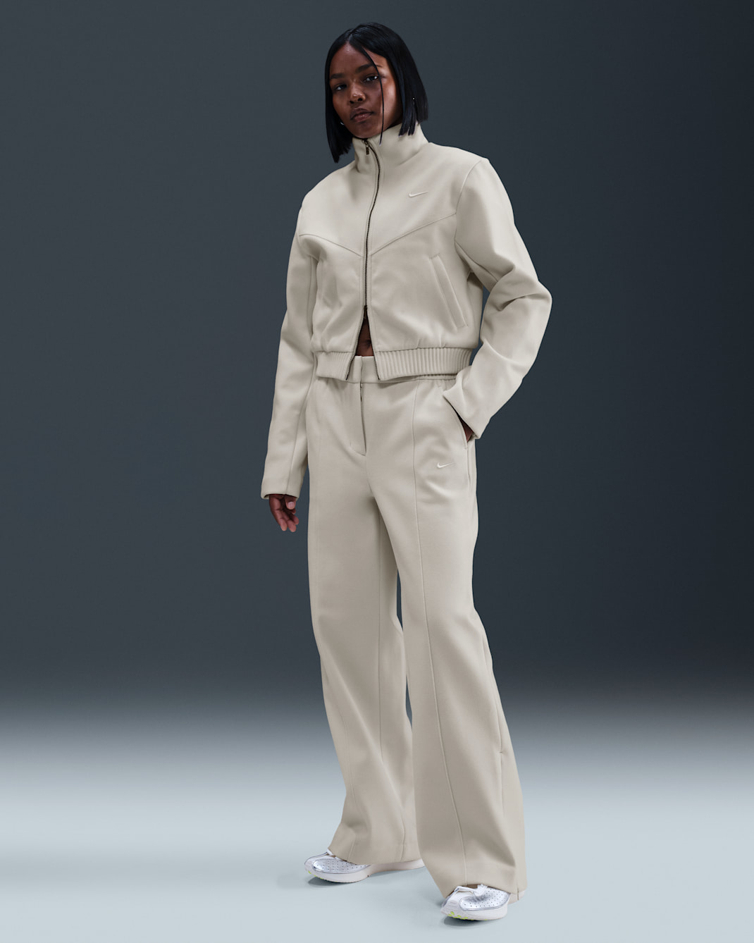 Nike Sportswear Women's Tailored Trousers - Pale Ivory/Sail