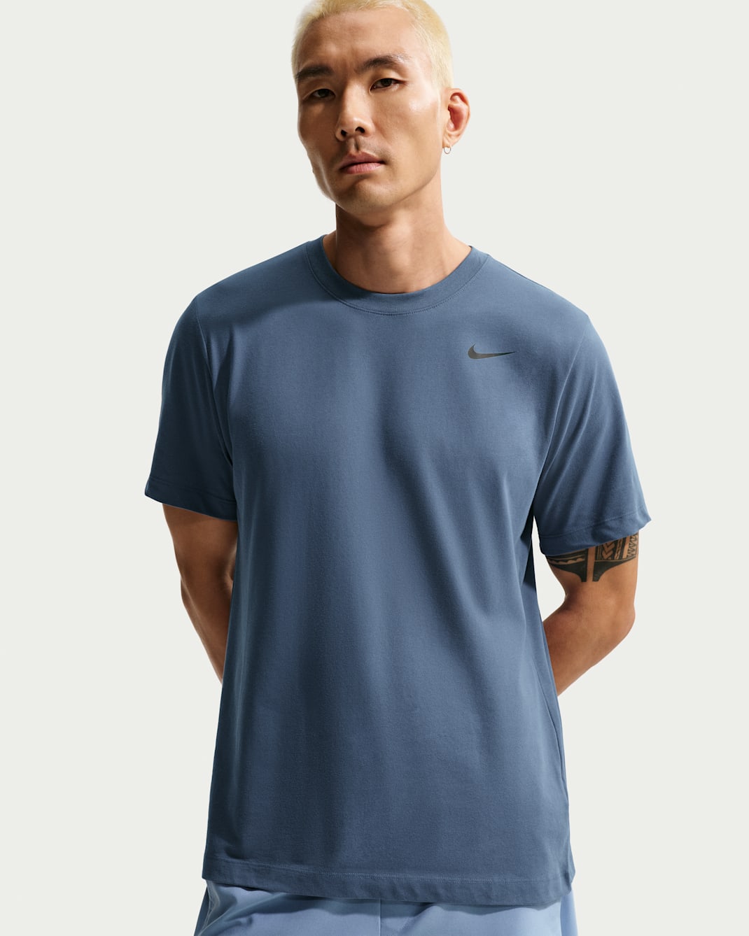 Tränings-t-shirt Nike Dri-FIT för män - Diffused Blue/Svart