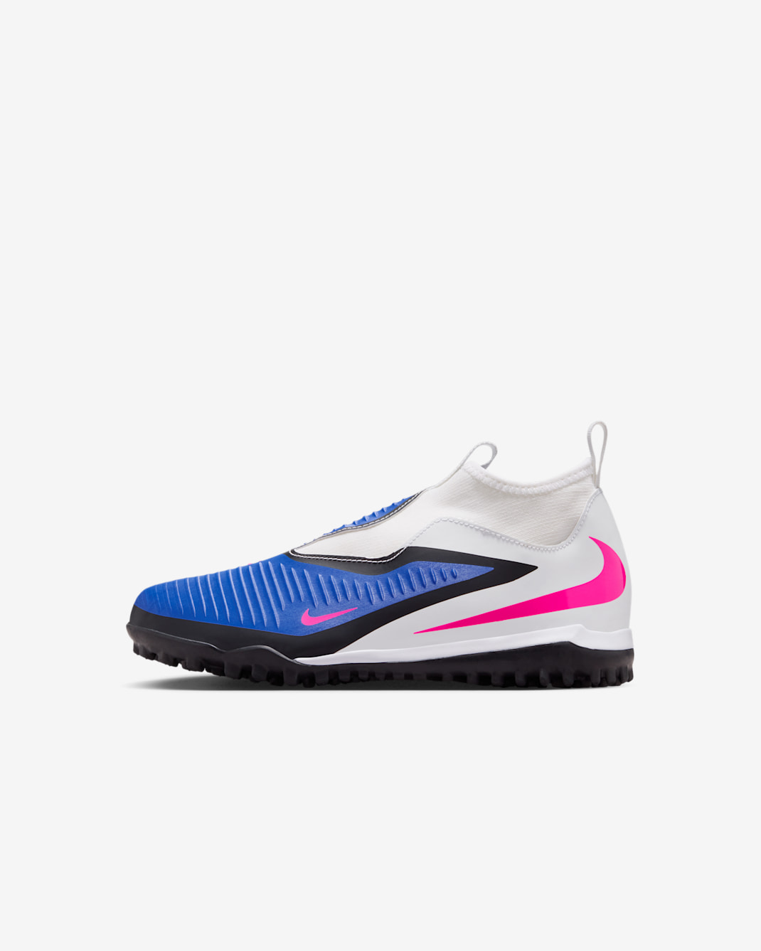Chaussure de foot pour surface synthétique Nike Jr. Phantom 6 High Academy pour ado - Racer Blue/Blanc/Pink Blast