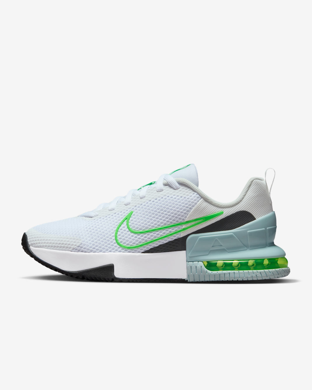 Nike Air Max Alpha Trainer 6 Men's Workout Shoes - White/Glacier Blue/Summit White/Green Strike