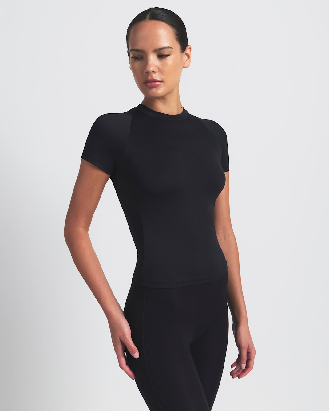 NikeSKIMS Airy Women's Baby T-Shirt - NSKM OBSIDIAN