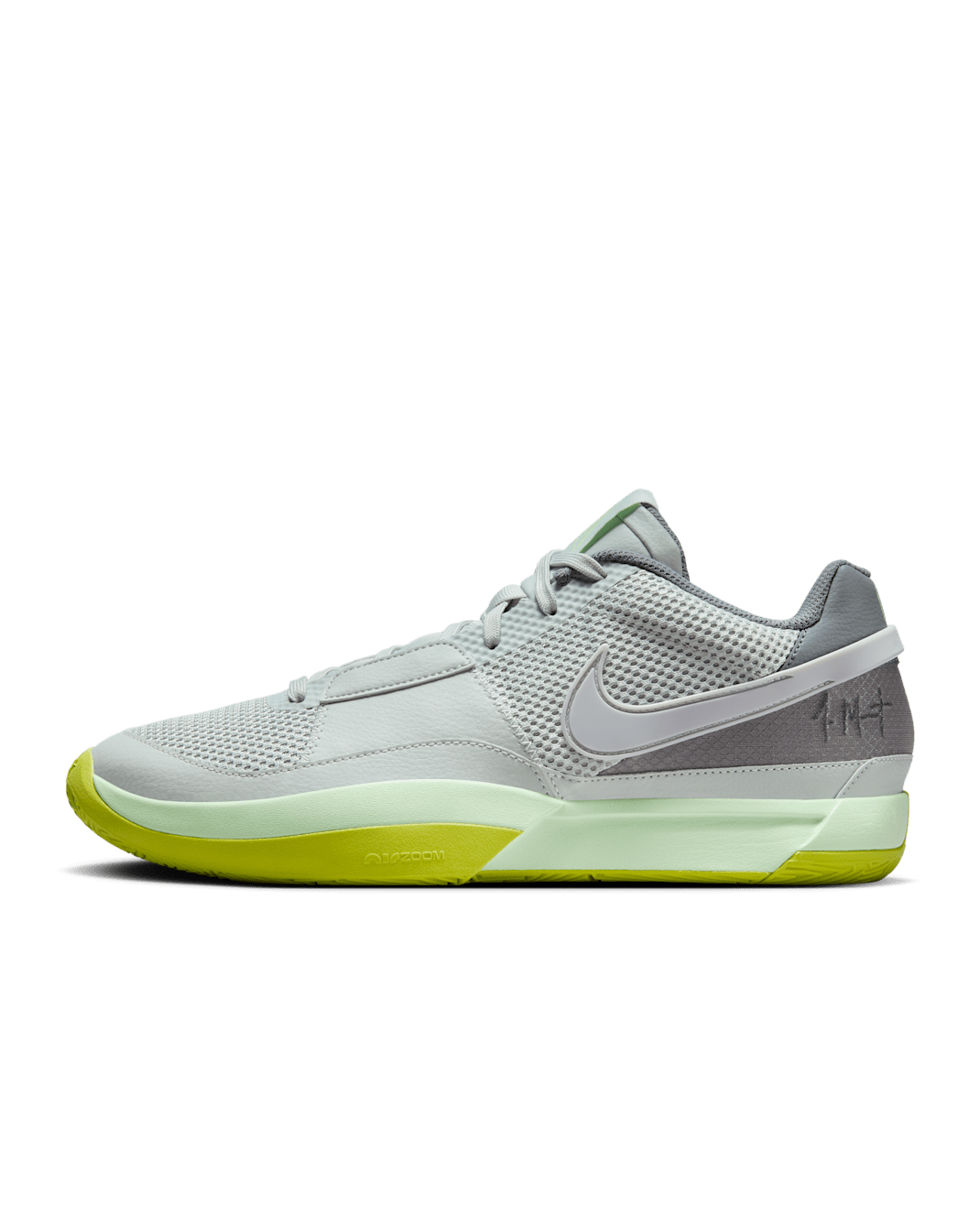 JA 1 EP Basketball Shoes - Light Silver/Cyber/Cool Grey/Granite