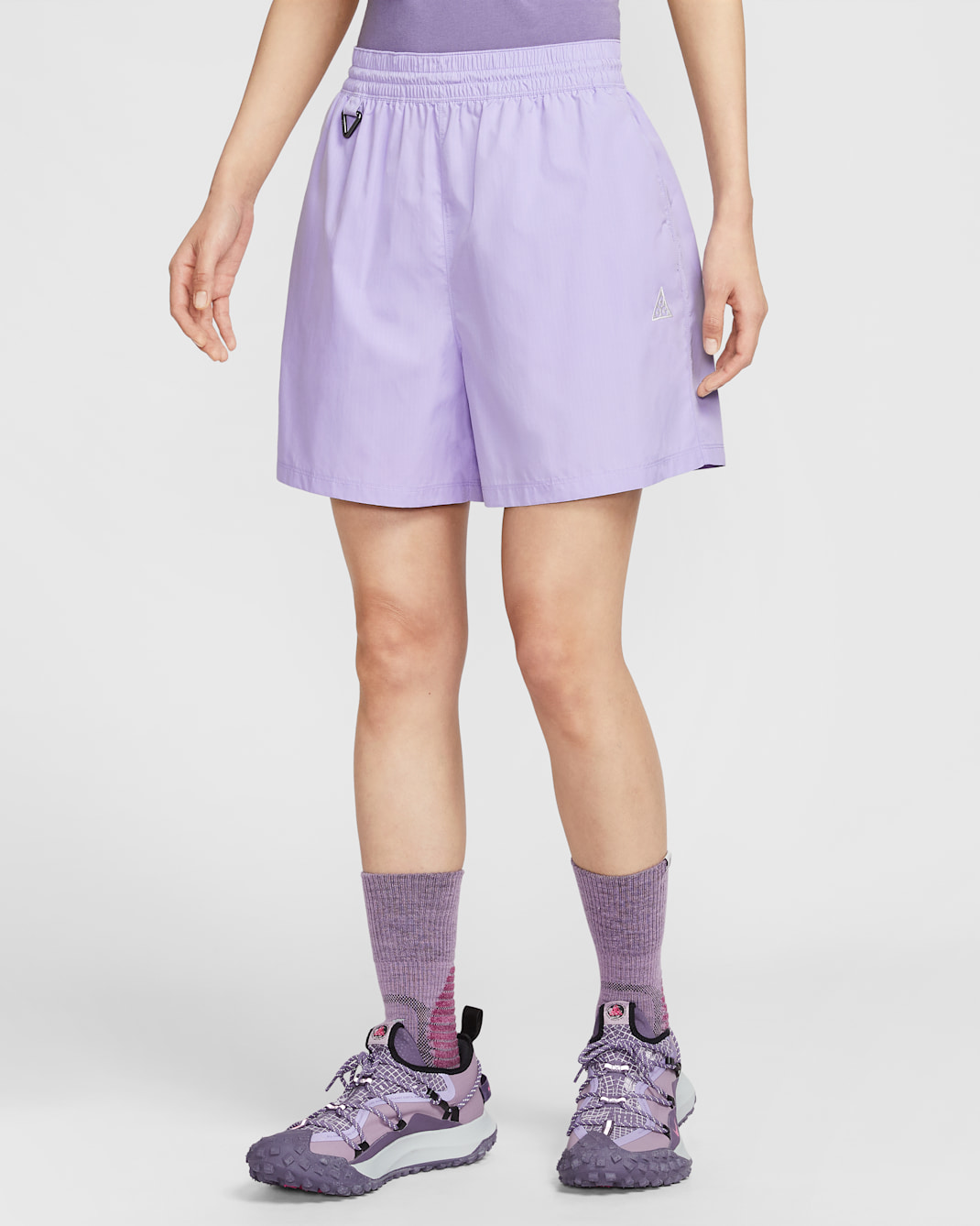 나이키 ACG 여성 리펠 미드라이즈 립스탑 쇼츠 - 하이드레인저스/썬더 블루/서밋 화이트