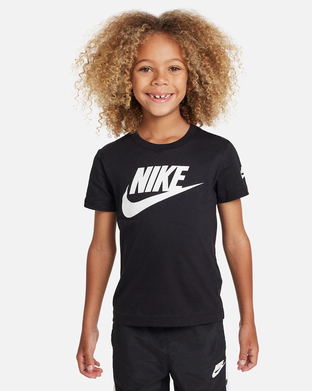 Nike Futura Little Kids' Evergreen T-Shirt - Black/White