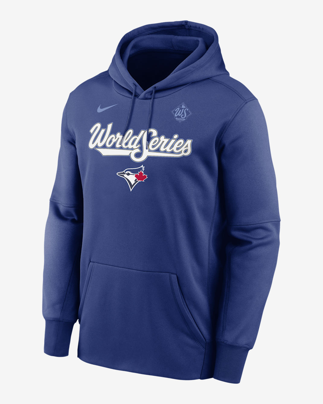Toronto Blue Jays 2025 World Series Participant Authentic Collection Men’s Nike Therma MLB Pullover Hoodie - Royal
