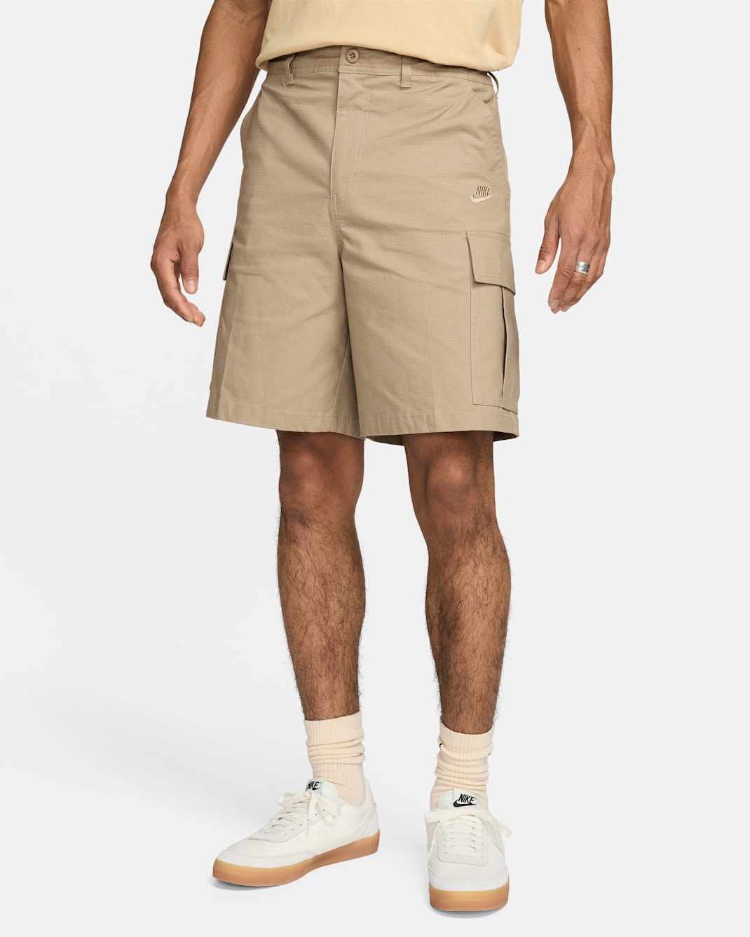 Nike Club Men's Woven Cargo Shorts - Khaki/Khaki