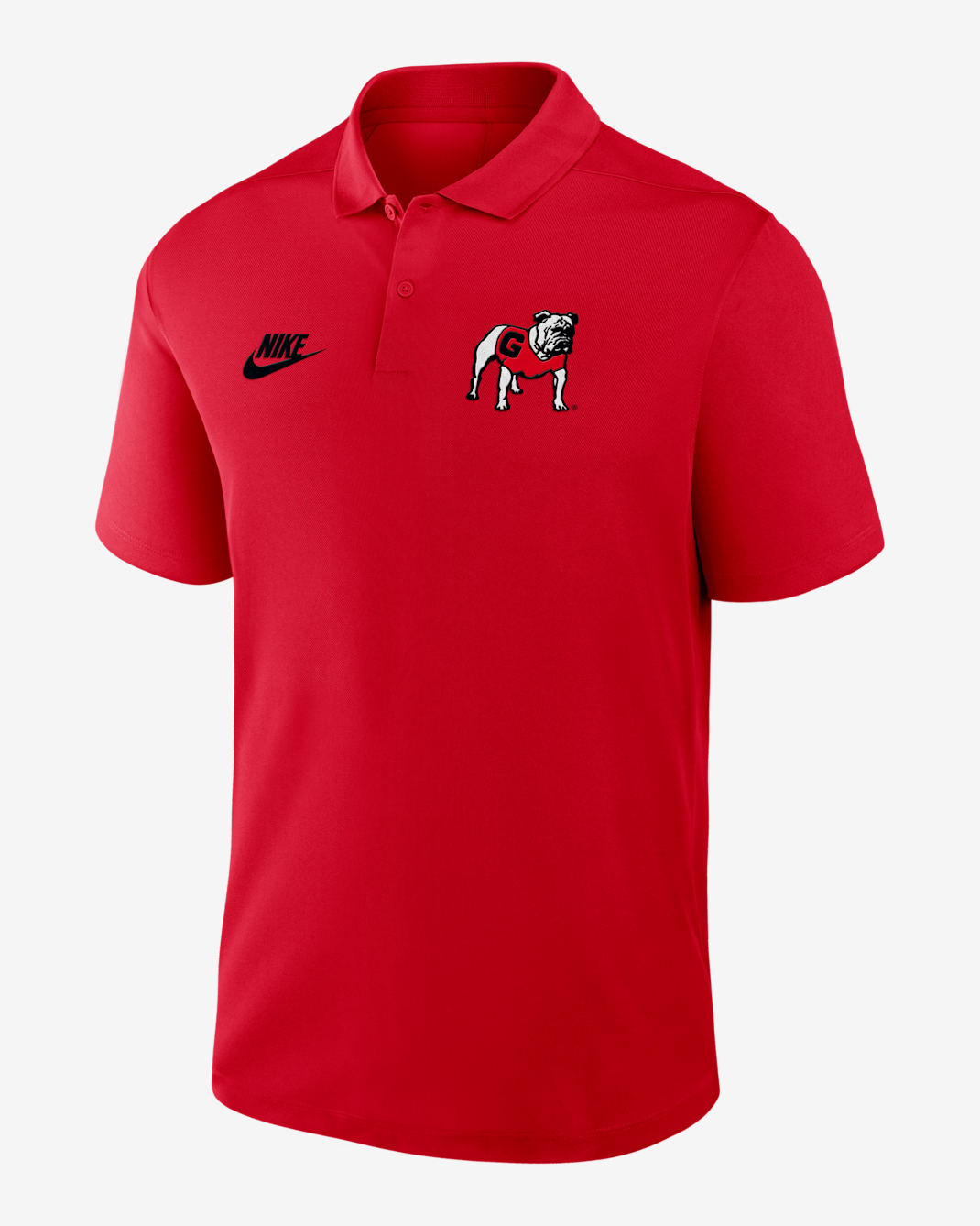 Georgia Primetime Victory Legacy Vault Logo Men's Nike Dri-FIT College Polo - University Red