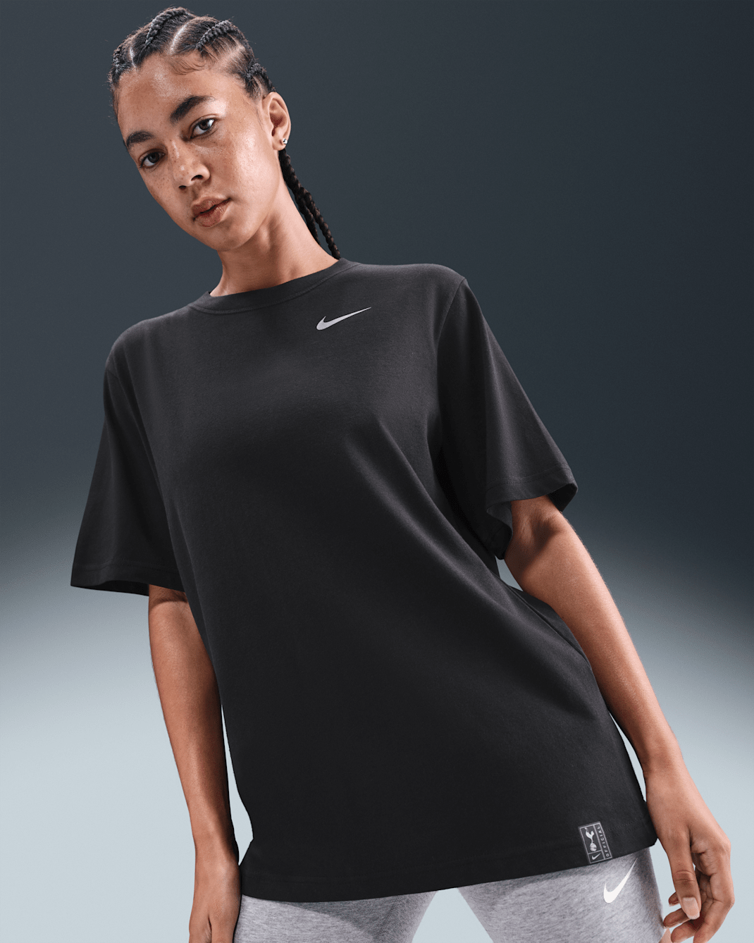 Fotbolls-t-shirt Nike Tottenham Hotspur för kvinnor - Svart