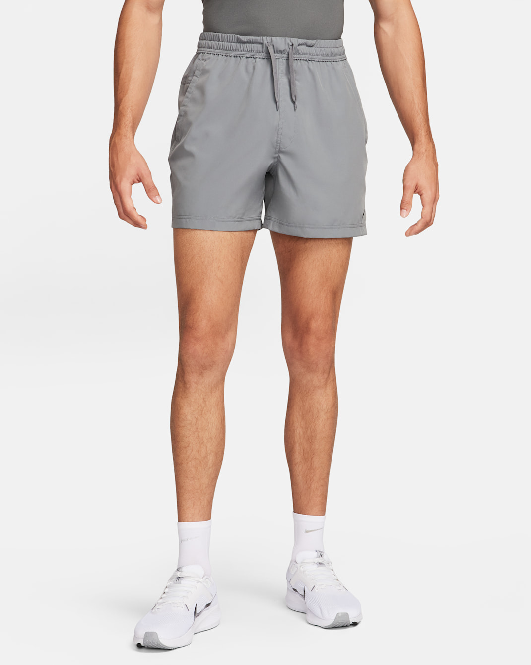 Nike Form Men's Dri-FIT 5" Unlined Versatile Shorts - Smoke Grey/Black