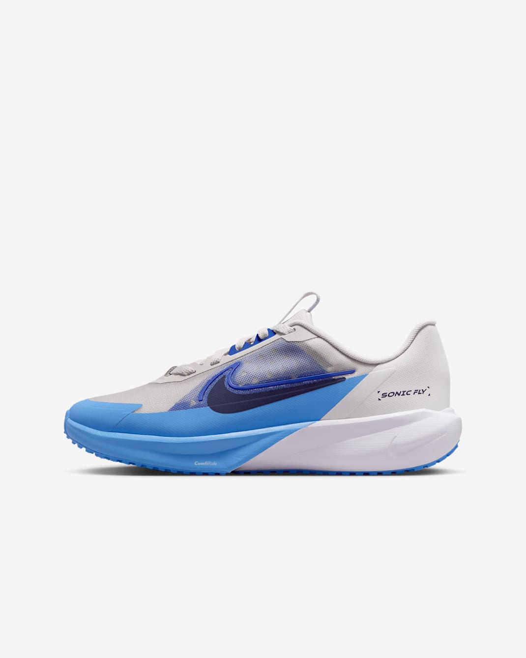 Nike Sonic Fly Older Kids' Running Shoes - Vast Grey/Game Royal/University Blue/Midnight Navy