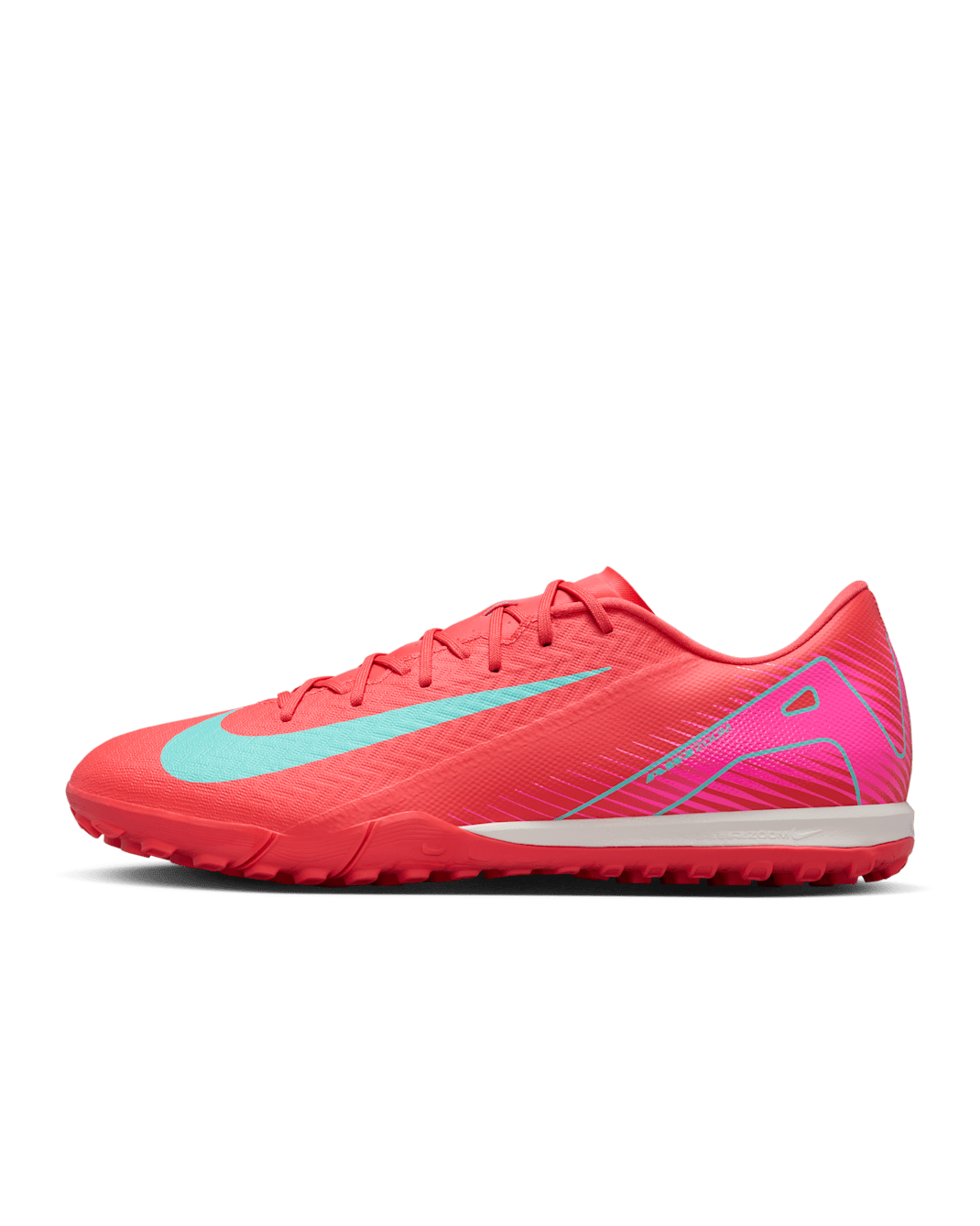 Nike Mercurial Vapor 16 Academy Turf Low-Top Football Shoes - Ember Glow/Aurora Green