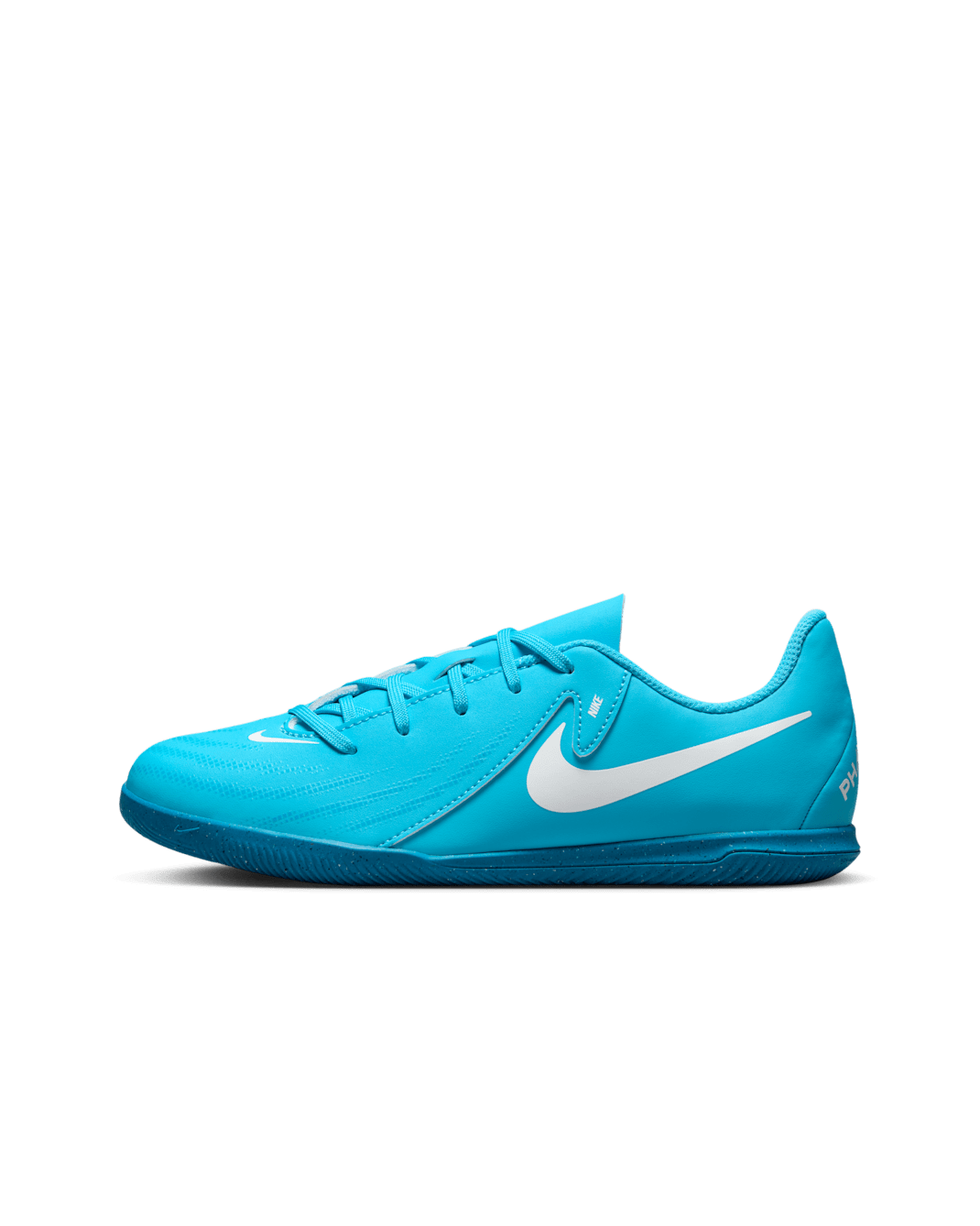 Nike Jr. Phantom GX 2 Club Younger/Older Kids' Indoor Court Low-Top Football Shoes - Blue Fury/White