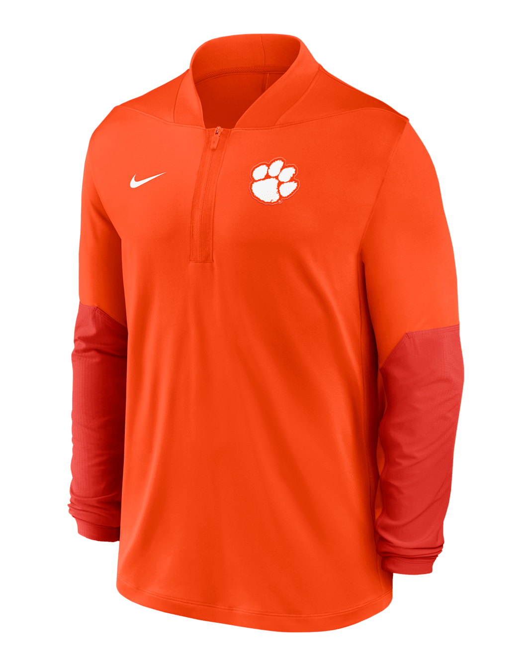 Clemson Men's Nike Dri-FIT College 1/2-Zip Top - Orange