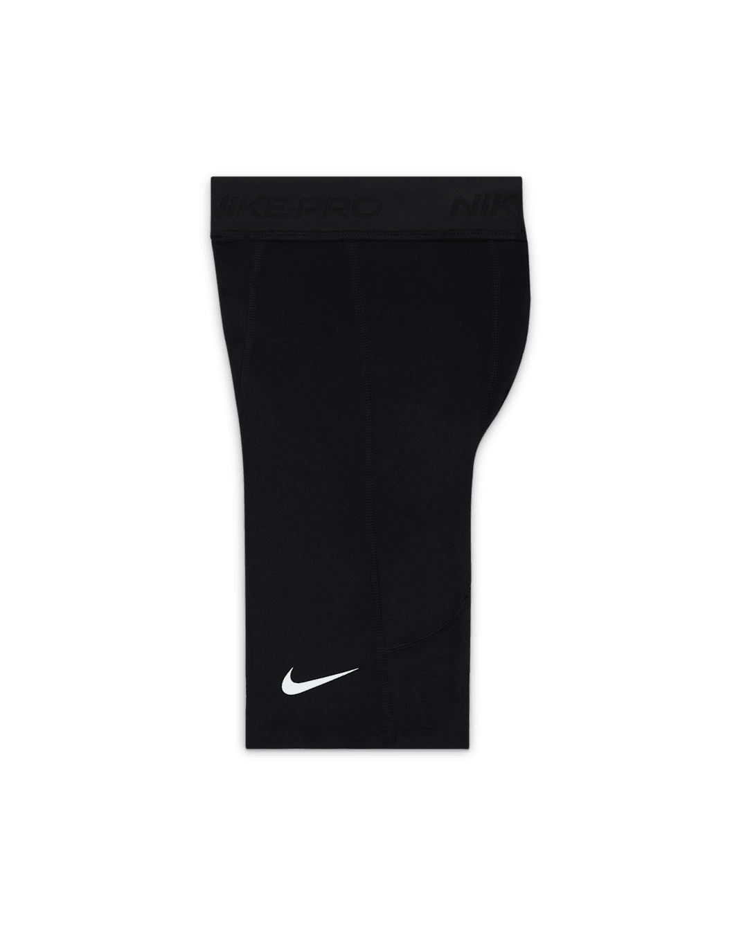 Nike Pro Older Kids' (Boys') Dri-FIT Shorts - Black/Black/White