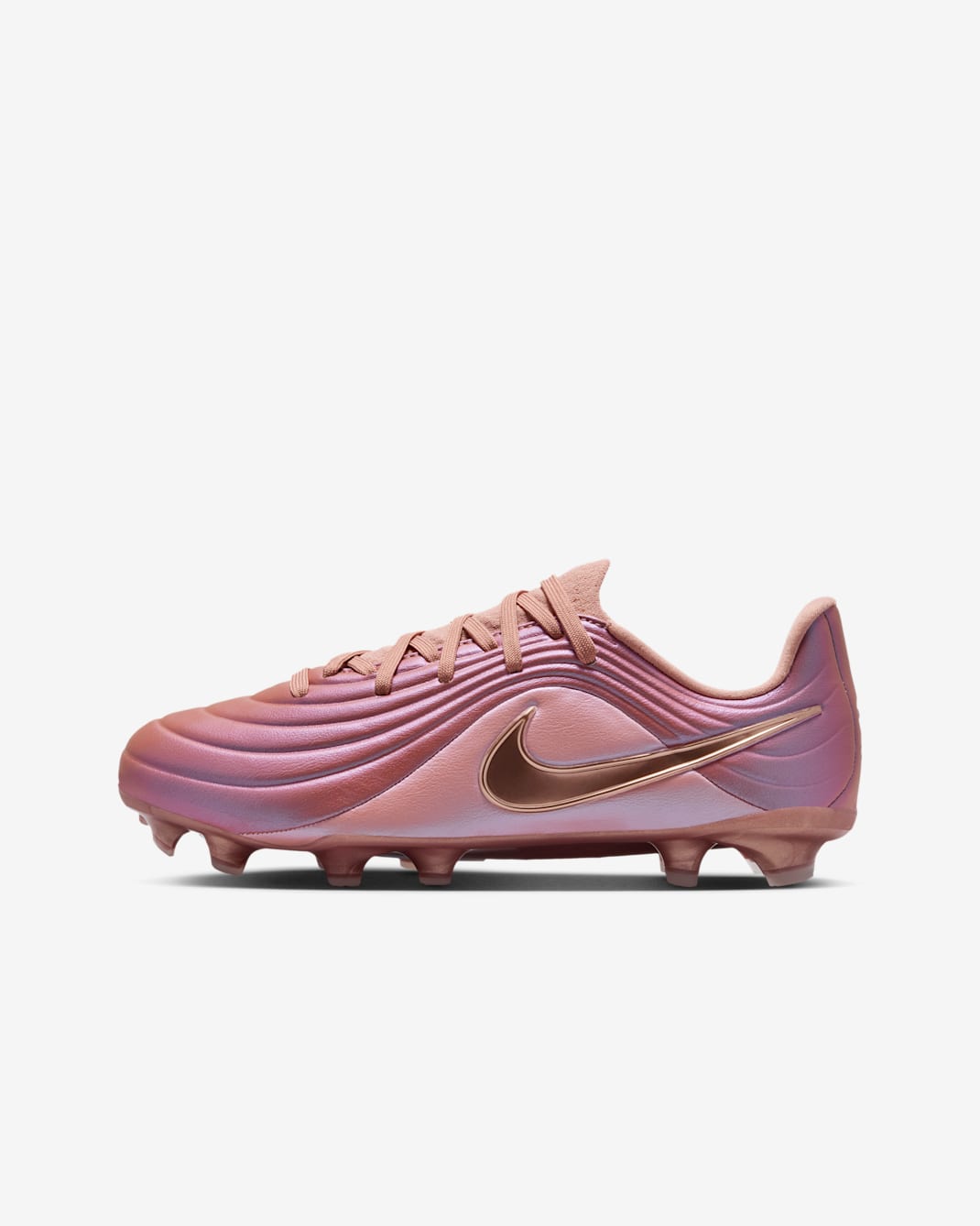 Nike Jr Tiempo Maestro Academy LE Multi-Ground Low-Top Football Boots - Metallic Red Bronze/Metallic Rose Gold
