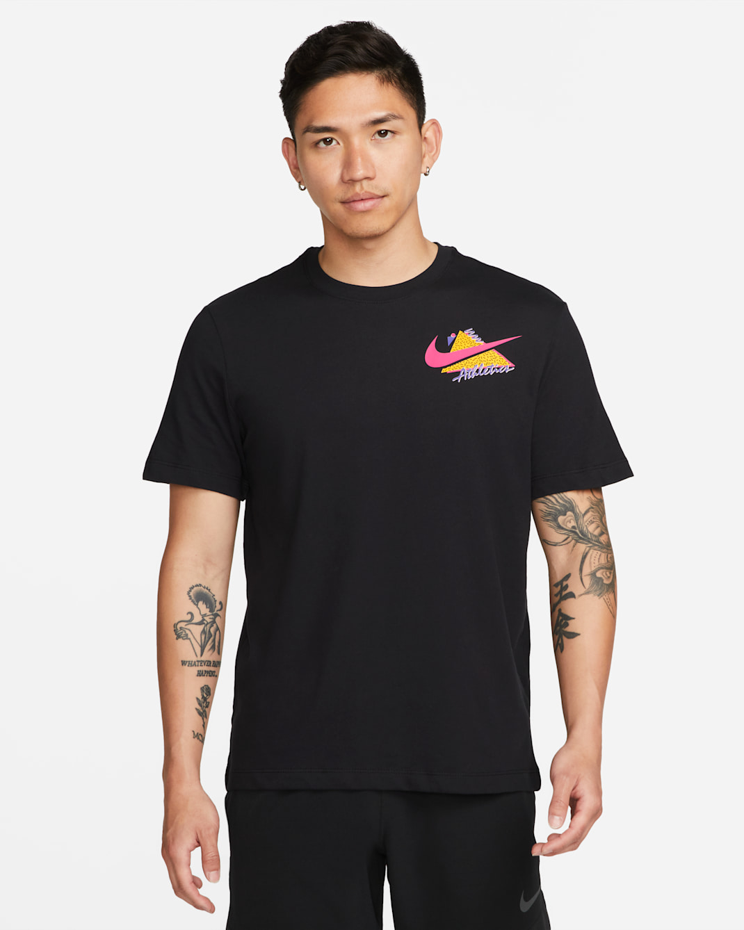 Nike Dri-FIT Men's Graphic Training T-Shirt - Black