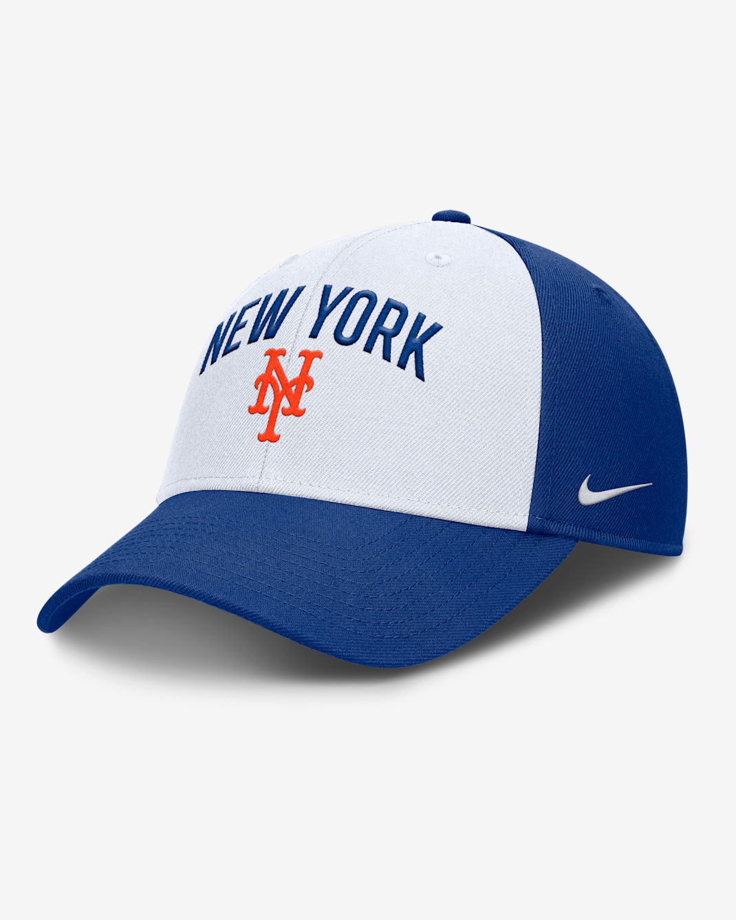 New York Mets Club Men's Nike Dri-FIT MLB Adjustable Hat - White