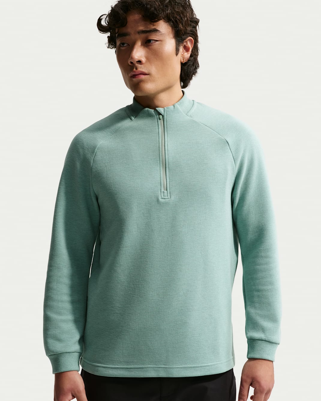 ナイキ パー メンズ Therma-FIT ハーフジップ ゴルフトップ - スチーム/ホワイト/スチーム/ブラック