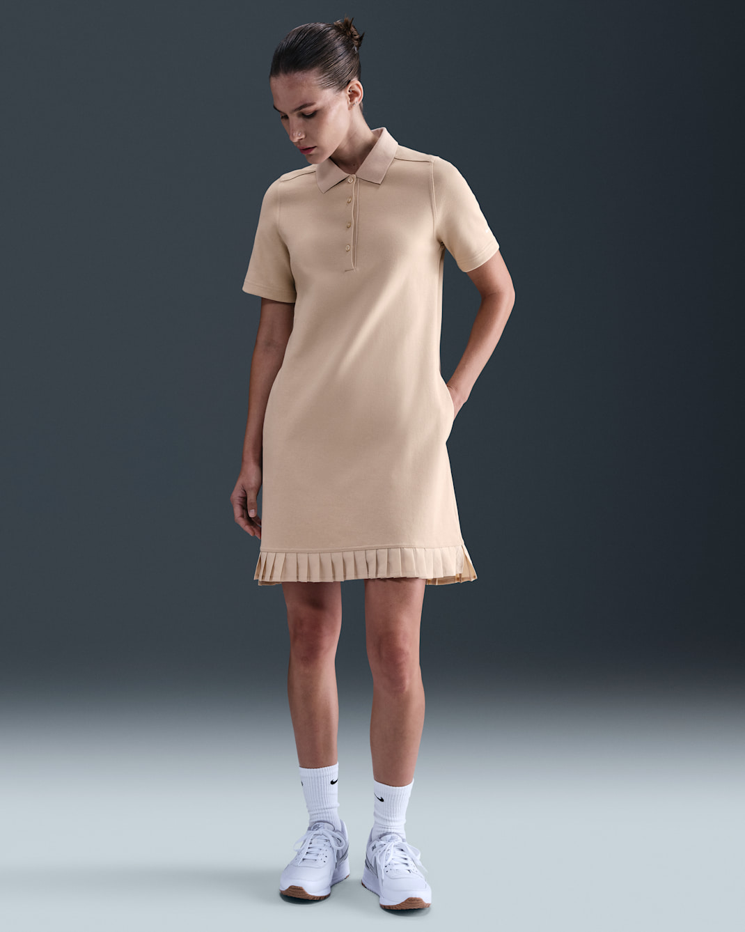Nike Women's Golf Polo Dress - Sanddrift/Sail