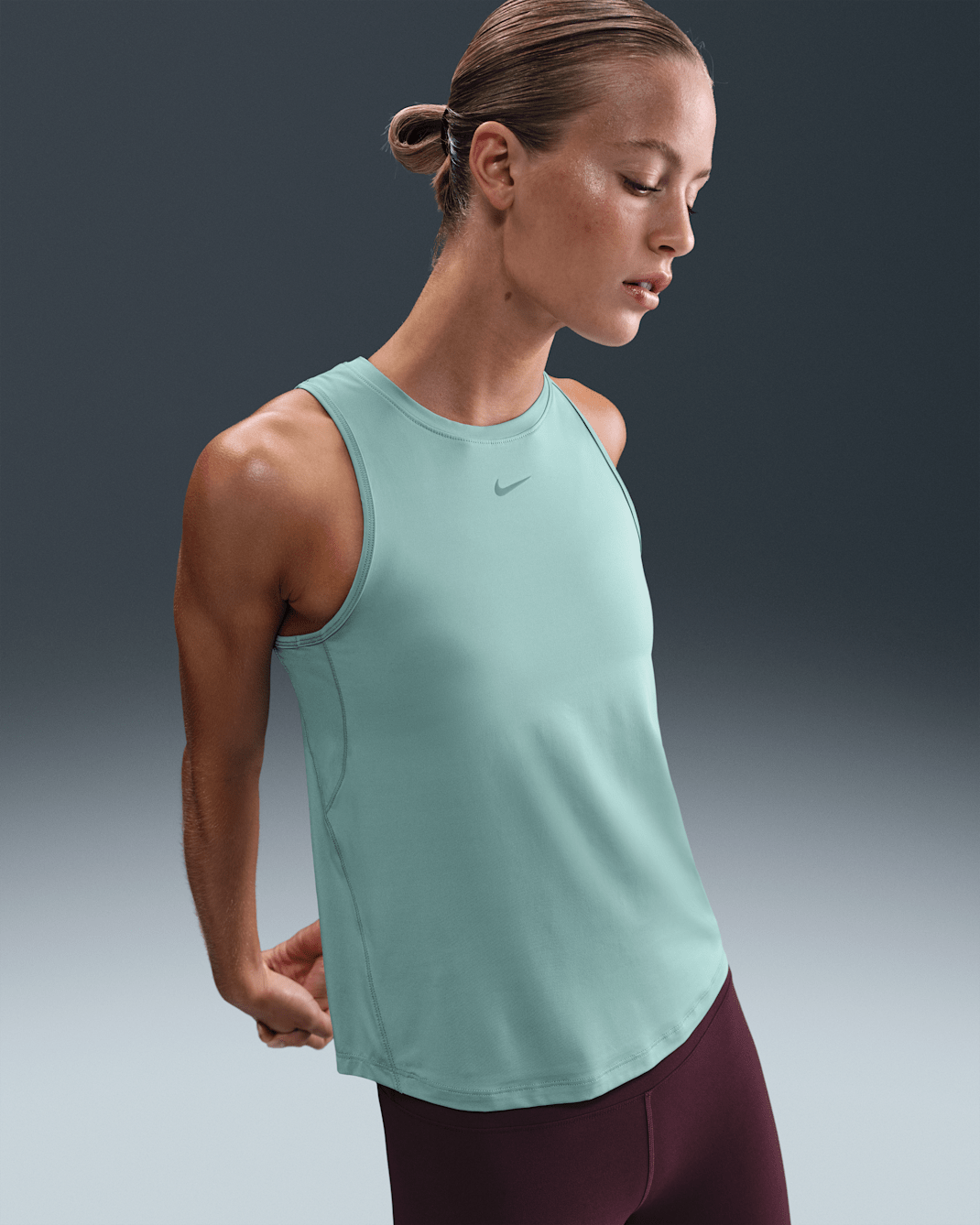 Nike One Classic Women's Dri-FIT Tank Top - Cannon/White