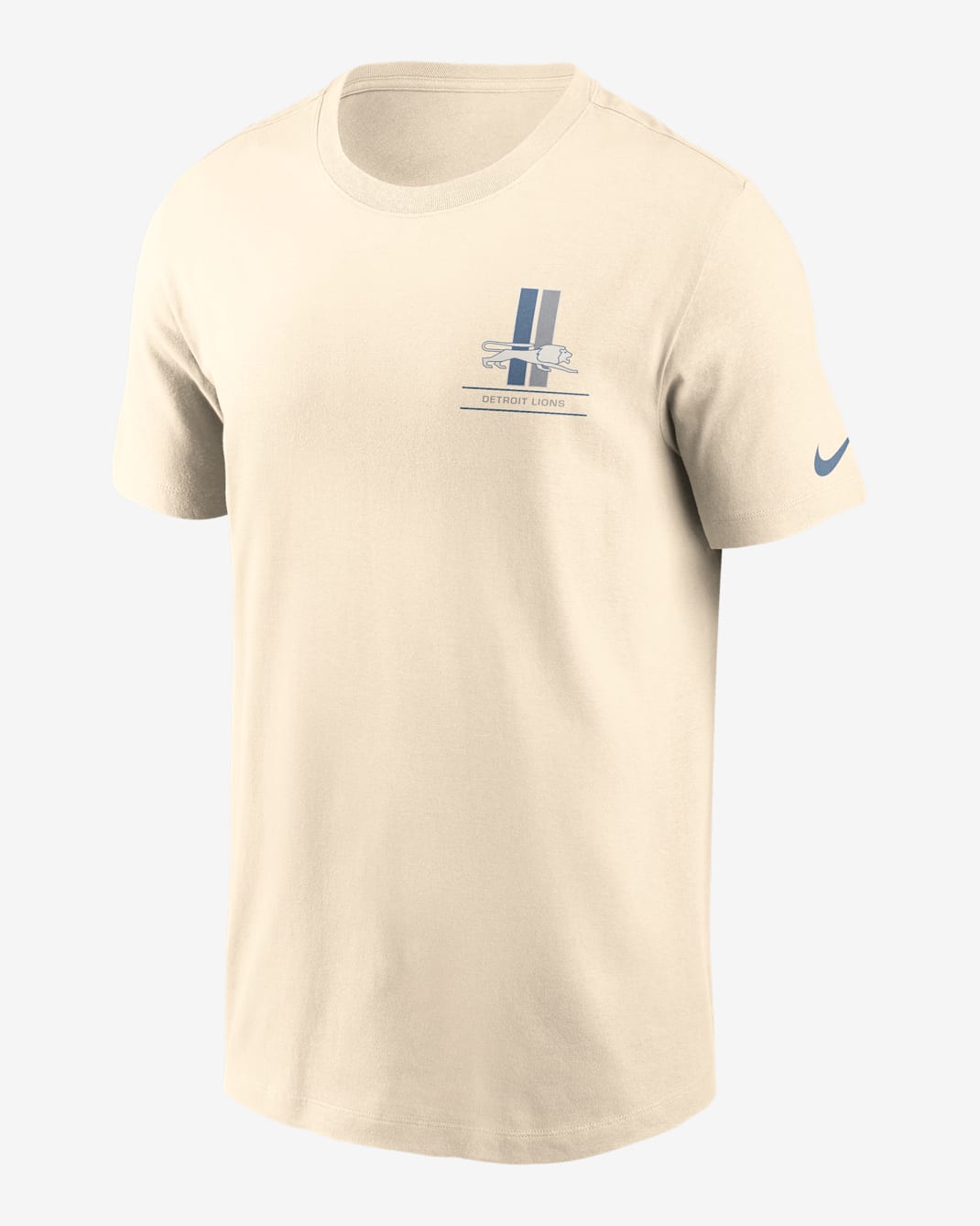 Detroit Lions Essential Vintage Mod Men's Nike NFL T-Shirt - Natural