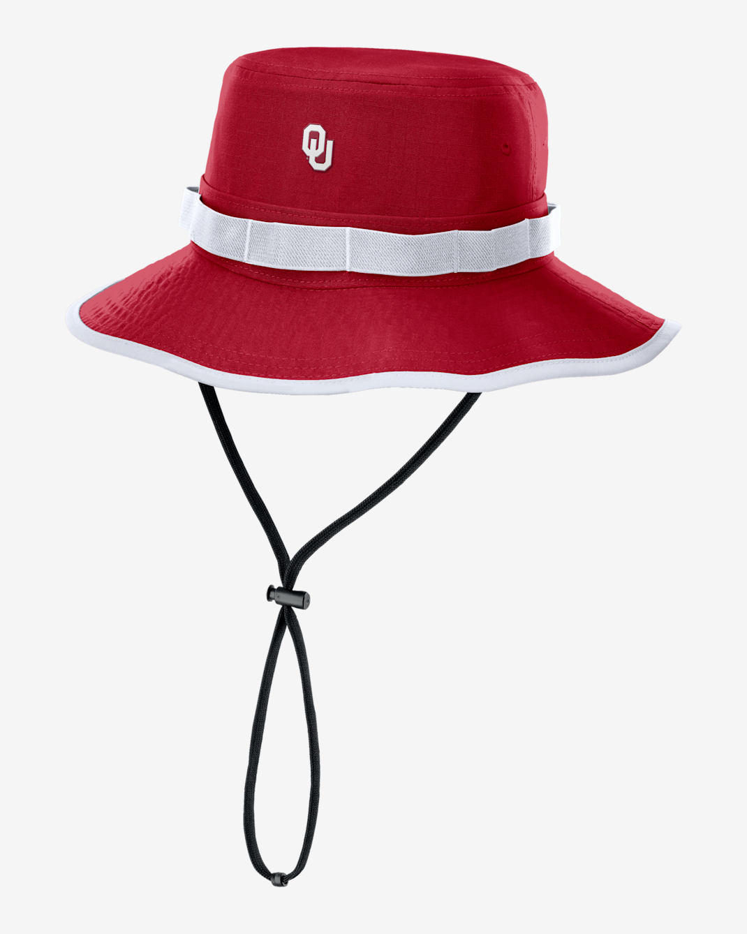 Gorro tipo pescador universitario Nike Dri-FIT para hombre Oklahoma Sideline Apex Gameday Boonie - Carmesí