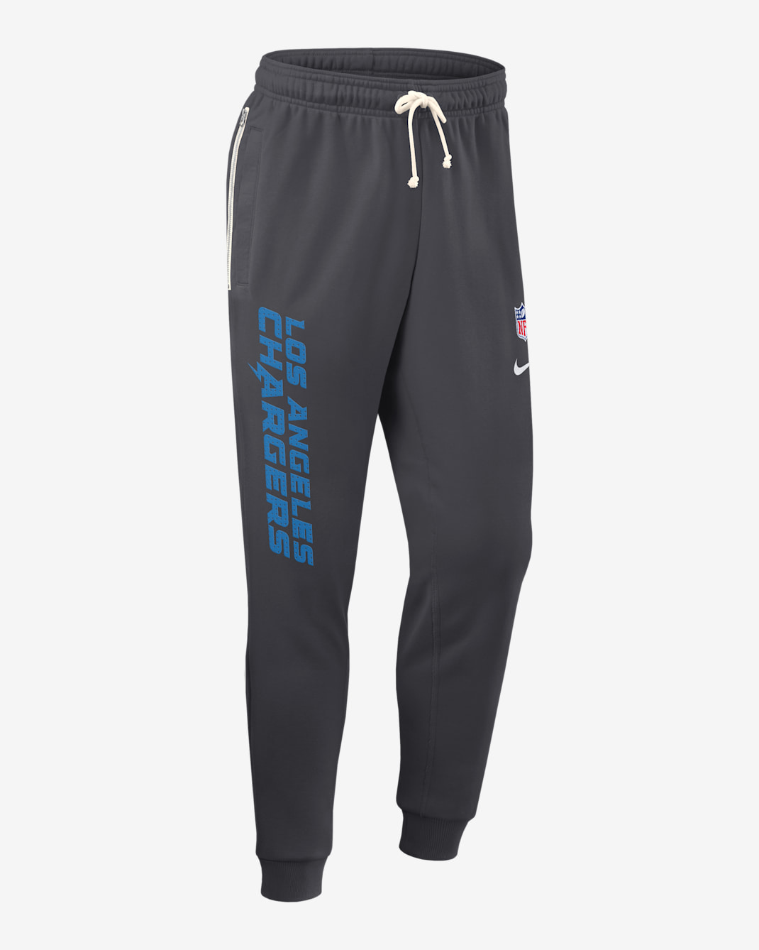 Los Angeles Chargers Ground Game Sideline Men's Nike Dri-FIT NFL Taper Pants - Anthracite
