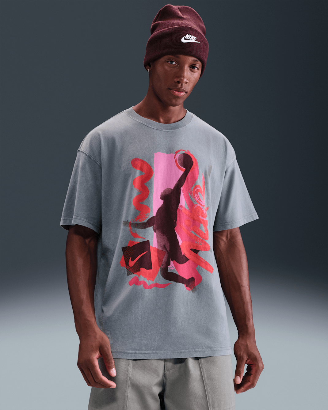 Nike Men's Max90 Basketball T-Shirt - Cool Grey