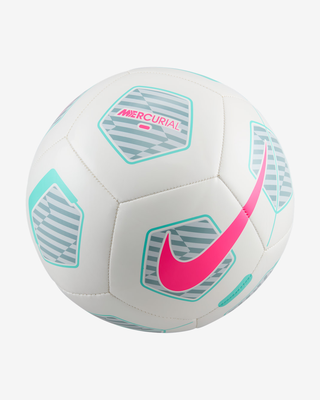Balón de fútbol Nike Mercurial Fade - Blanco/Cubo océano/Avalancha rosa