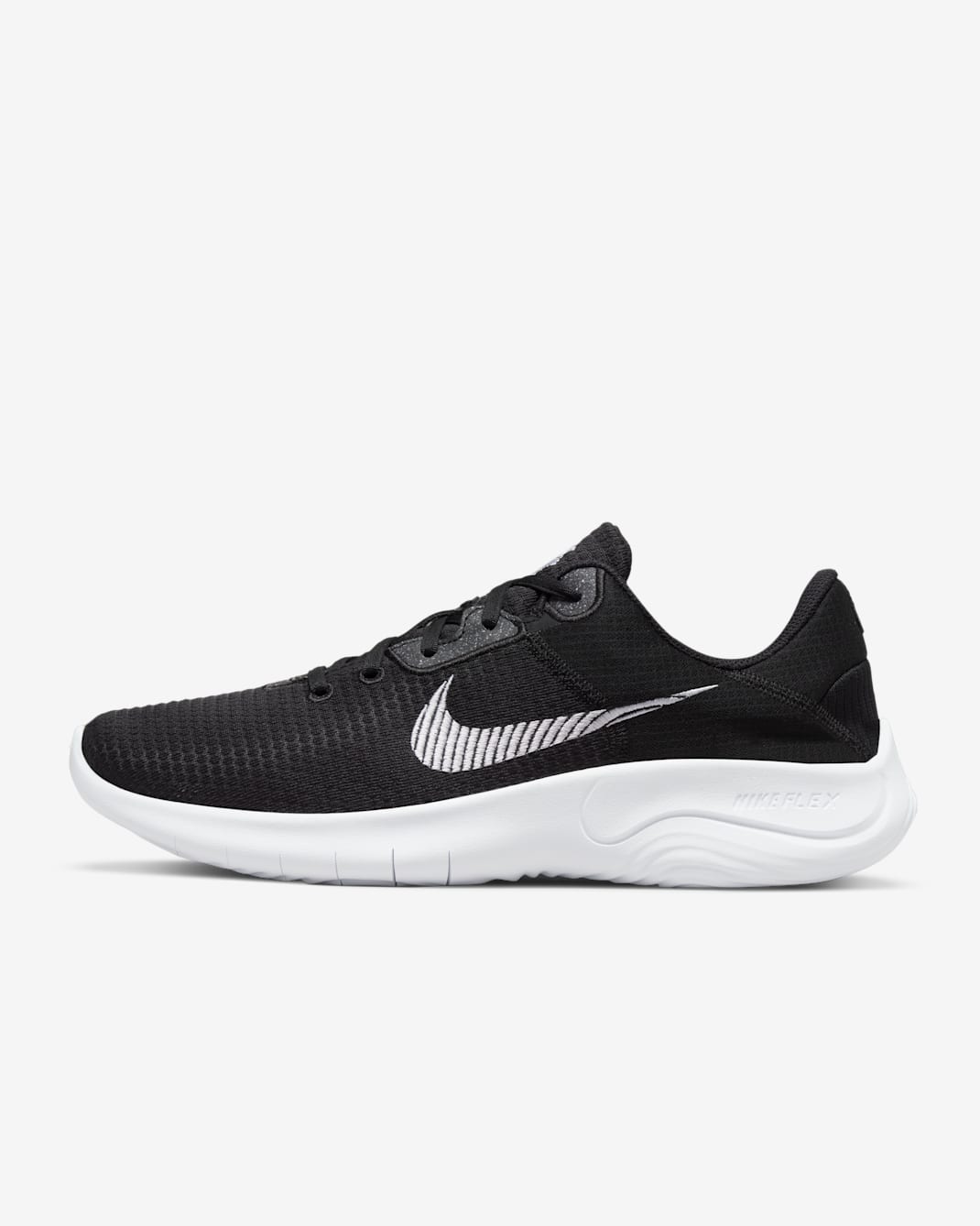 Nike Flex Experience Run 11 Men's Road Running Shoes - Black/White