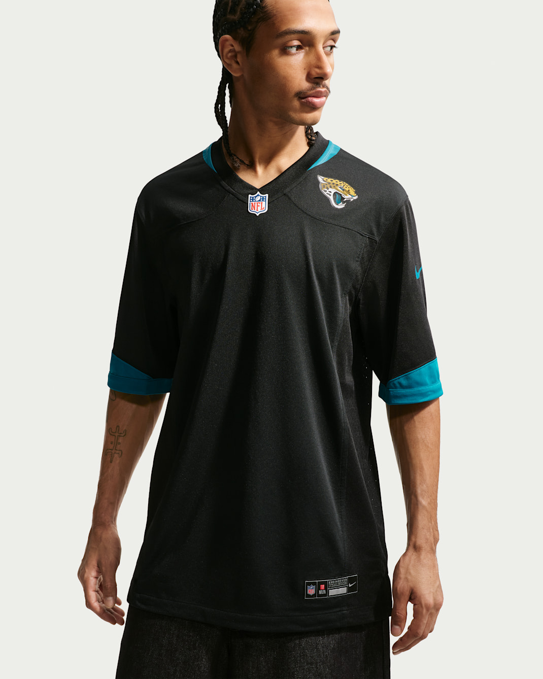 Jersey de juego Nike para hombre Jacksonville Jaguars - Negro