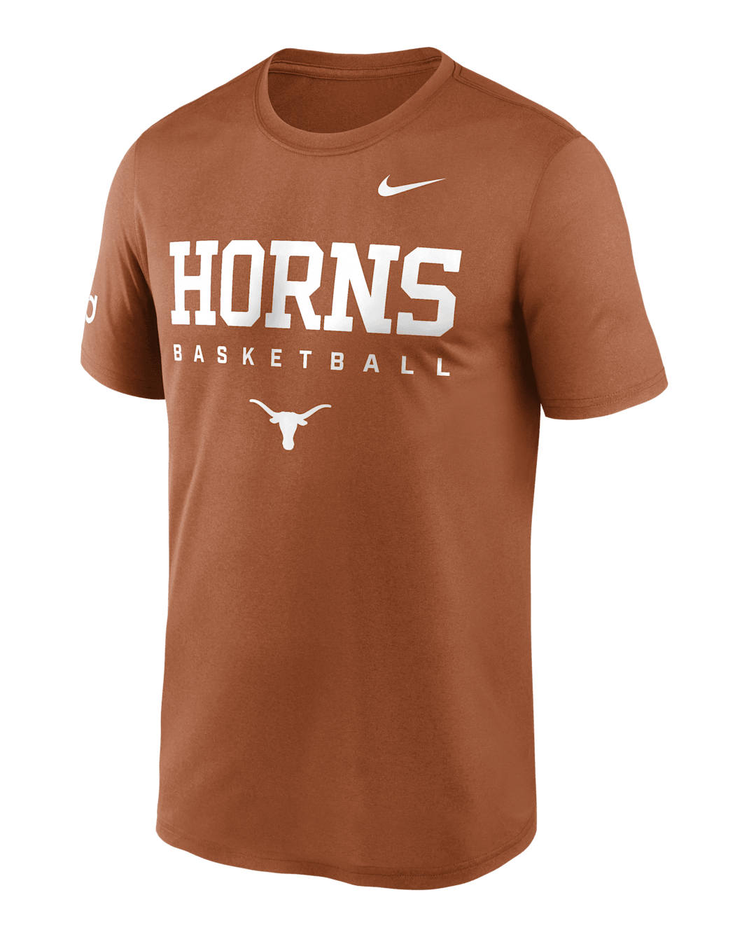 Texas Courtside Basketball Legend Men's Nike Dri-FIT College T-Shirt - Burnt Orange