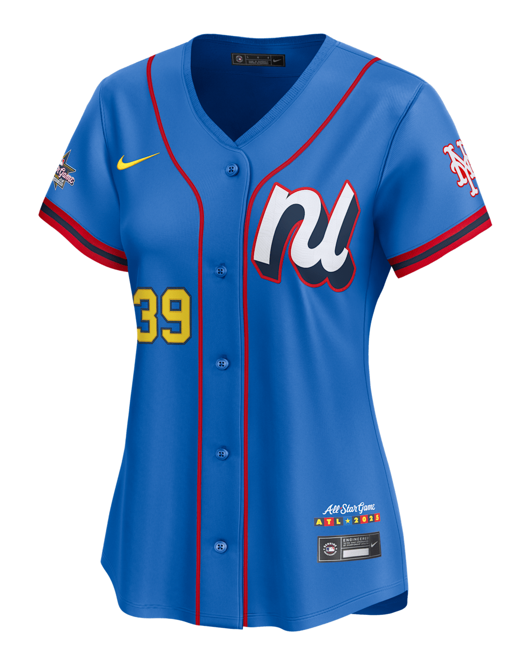 Edwin Díaz National League 2025 All-Star Game Women’s Nike Dri-FIT MLB Limited Jersey - Blue