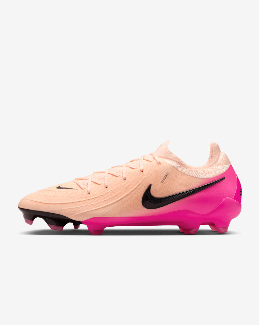 Fotbollssko för gräs Nike Phantom GX 2 Pro med lågt skaft - Crimson Tint/Pink Blast/Svart