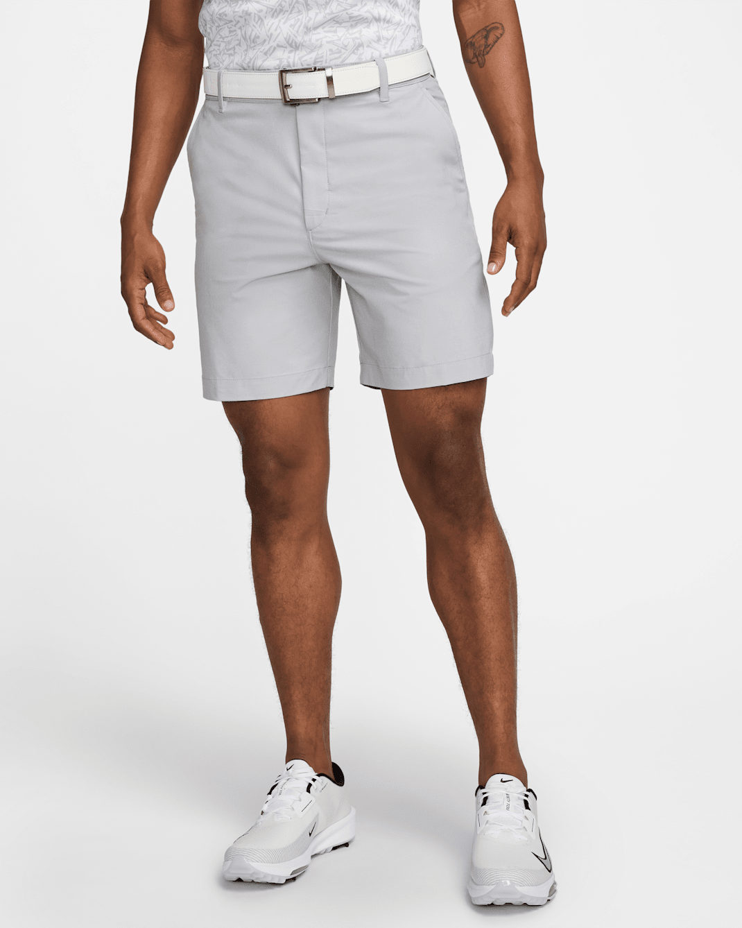 Shorts de golf Dri-FIT de 18 cm para hombre Nike Victory - Gris lobo/Blanco/Gris lobo