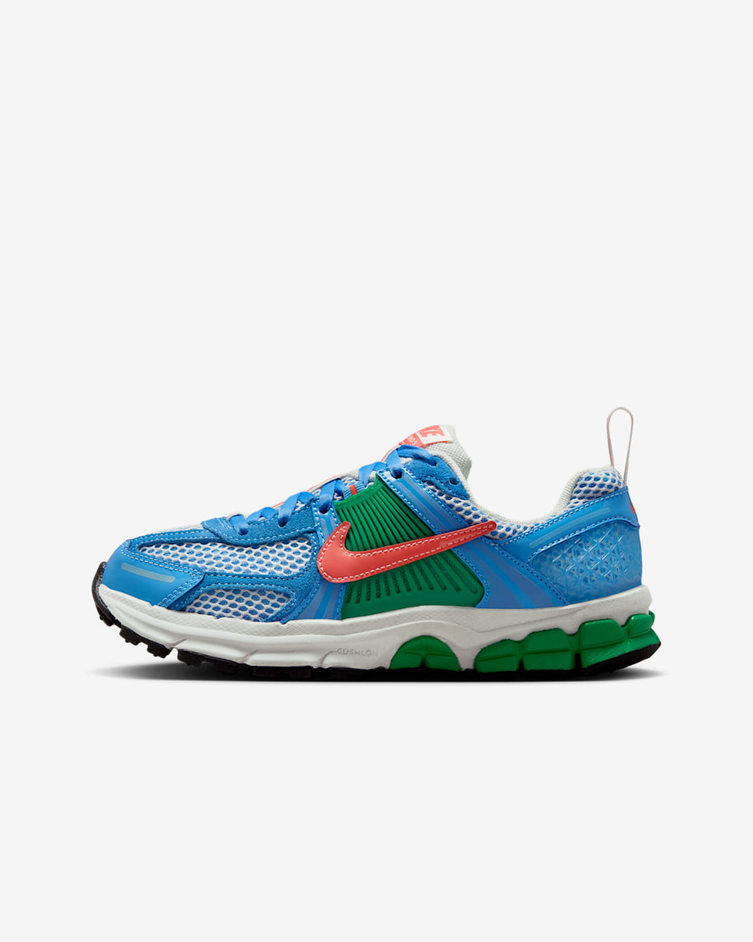 Nike Vomero 5 Big Kids' Shoes - University Blue/Stadium Green/Summit White/Magic Ember