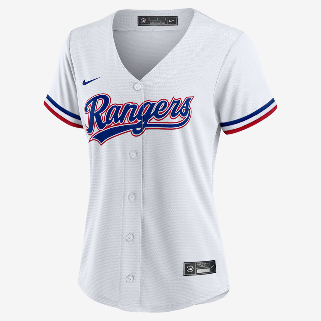 Jersey de béisbol Replica para mujer MLB Texas Rangers (Rougned Odor) - Blanco