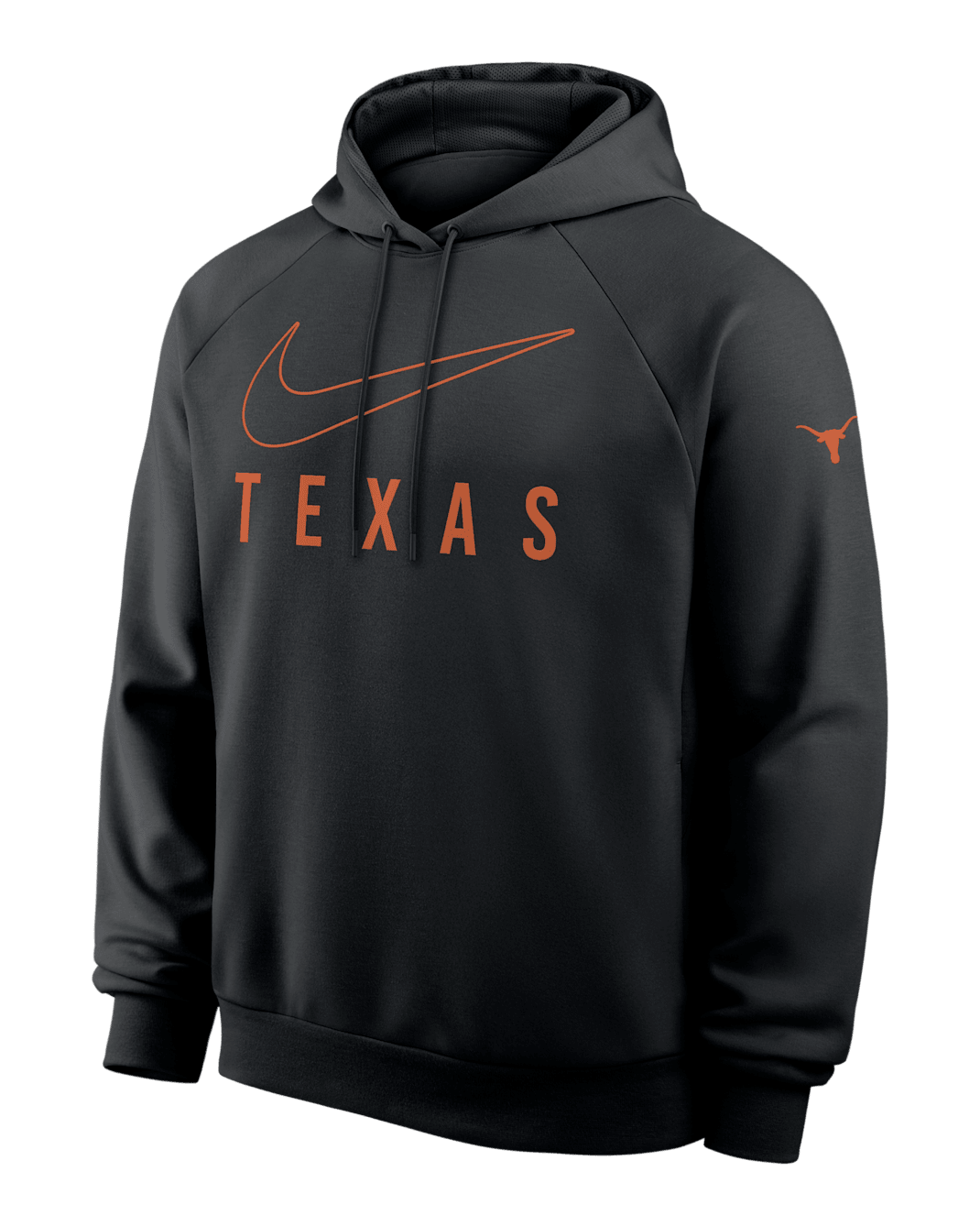 Texas Premium Performance Men's Nike Dri-FIT College Pullover Hoodie - Black