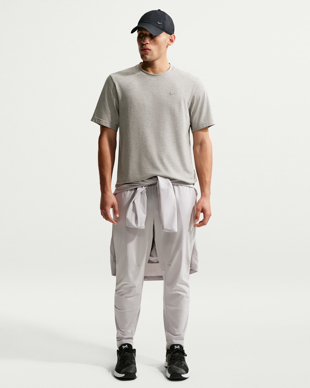 Pantalon avec ouvertures à zip Nike Dri-FIT Unlimited pour homme - Grey Fog/Noir/Grey Fog
