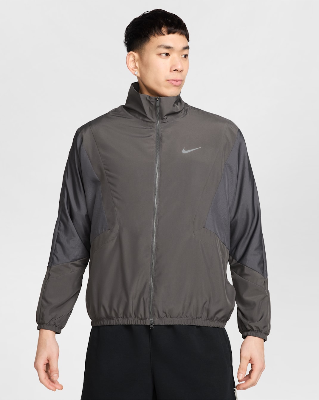 Nike Icon Men's Woven Basketball Jacket - Medium Ash/Medium Ash/Medium Ash