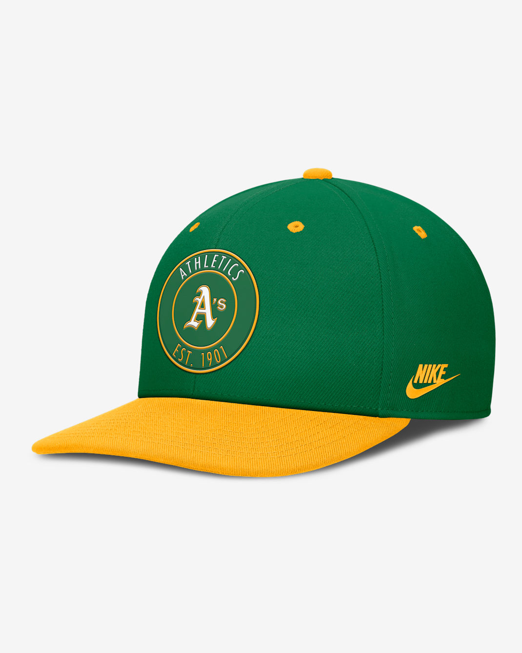 Oakland Athletics Cooperstown Pro Men's Nike Dri-FIT MLB Adjustable Hat - Pine Green
