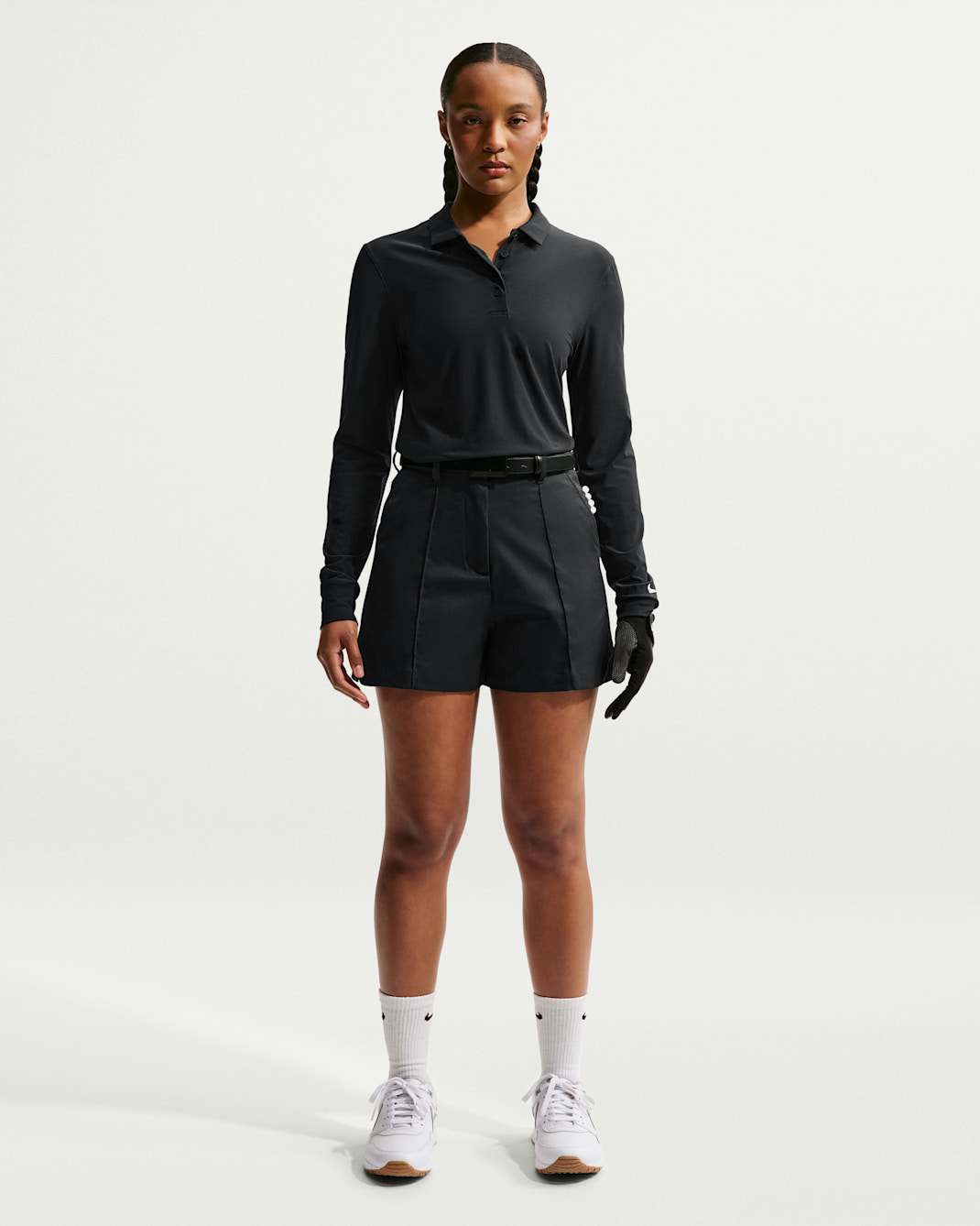 Shorts de golf Dri-FIT para mujer Nike Golf Club - Negro/Vela