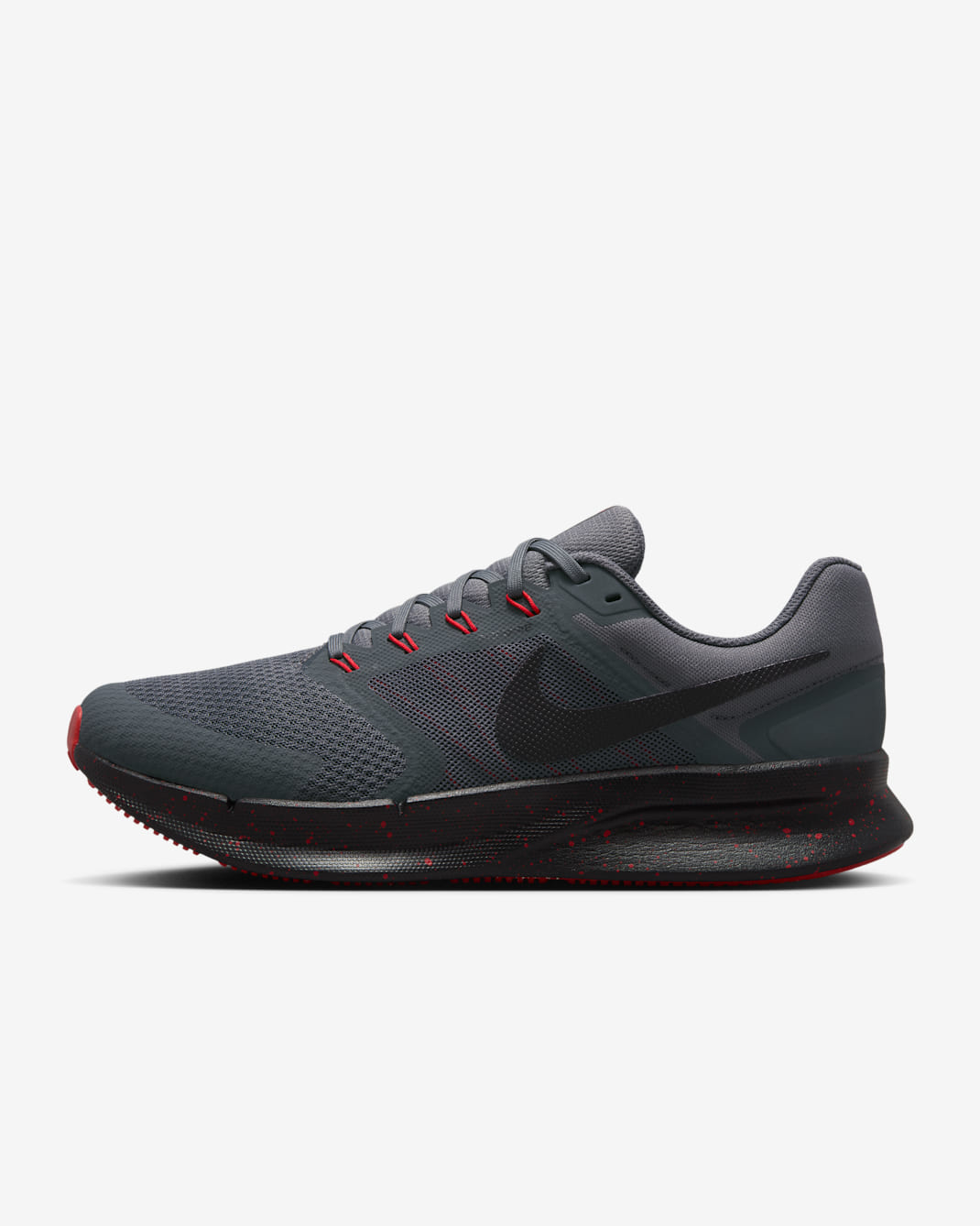 Tenis de correr en pavimento para hombre Nike Run Swift 3 - Gris oscuro/Rojo universitario/Negro